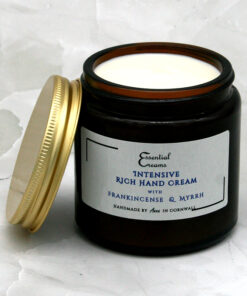 Intensive Rich Hand Cream with Frankincense & Myrrh - 100ml Glass Jar