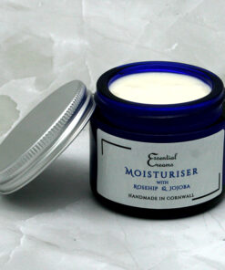 Moisturiser, Rosehip & Jojoba Fragrance Free - 50ml Glass Jar